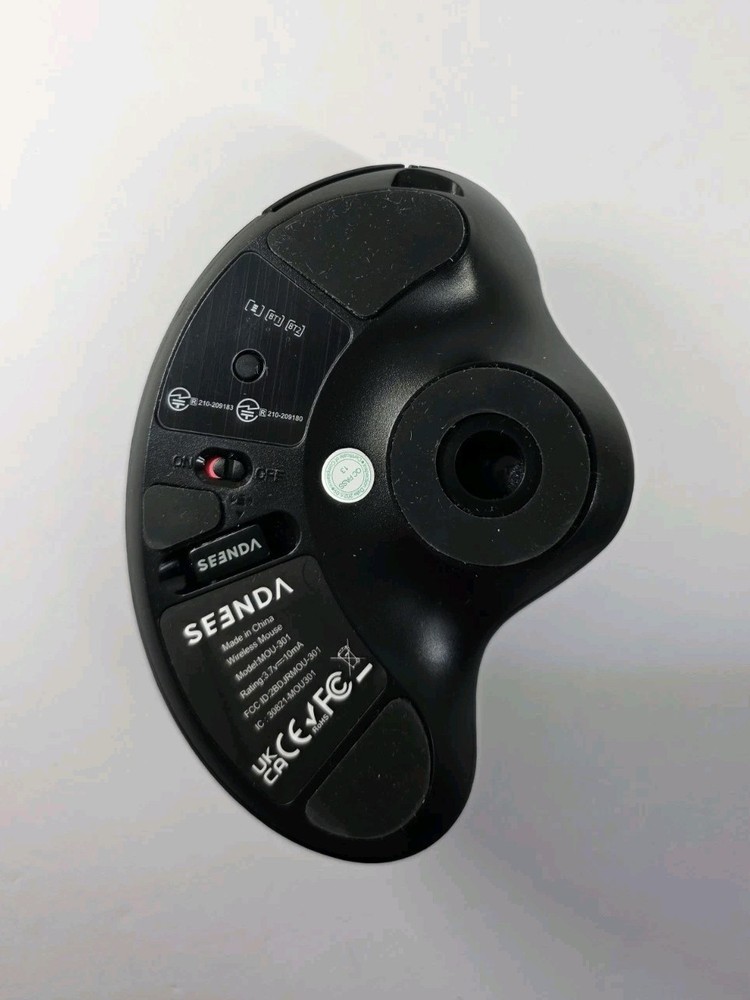 Seenda Wireless Trackball Mouse Ergonomic - Bluetooth Rollerball Mouse