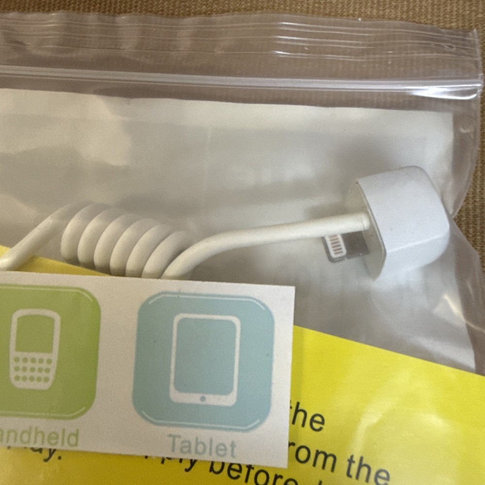 InVue Security HC71199 Cable w/ Lightning Connector - White