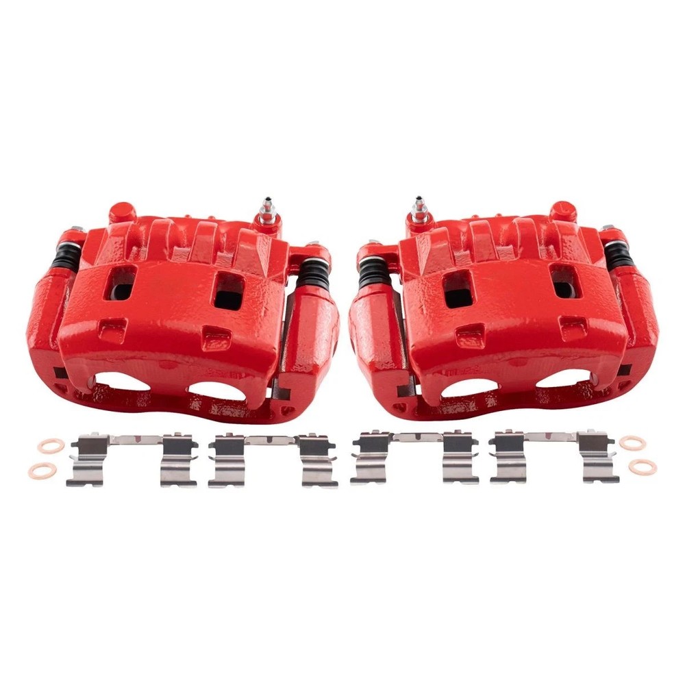 New Front Performance Brake Caliper Left & Right Side Set Fits 2002-2014 Subaru
