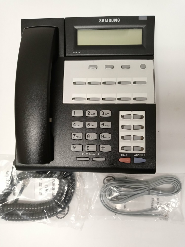 Samsung iDCS 18D 18-Button Black Digital Display Speakerphone - Refurbished