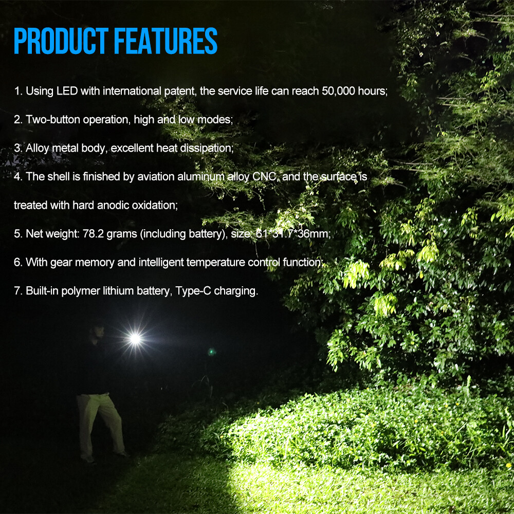 Trustfire Green Pointer 800Lumen Rechargeable led Pistol Light LED Flashlight