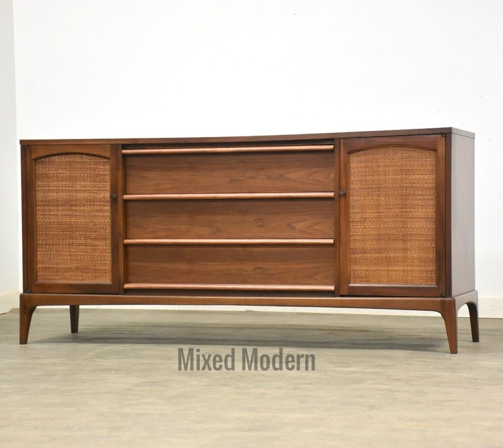 Refinished Walnut Credenza by Lane Rhythm