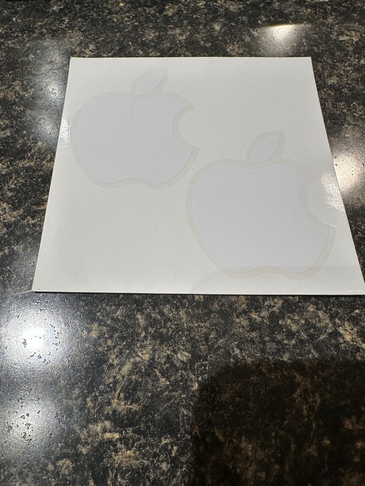 Apple white sticker sets