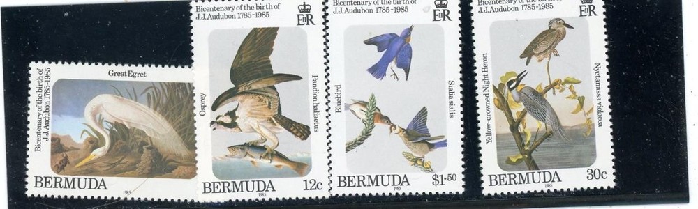 Bermuda 1985 Birds Scott# 465-8 Mint LH