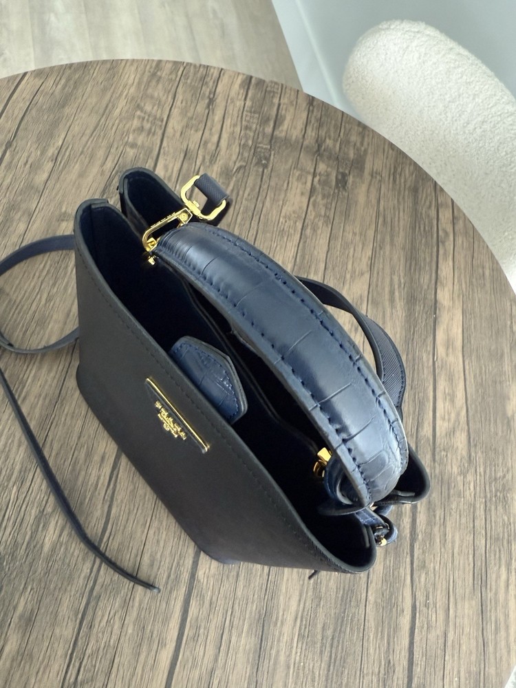 Prada Panier Saffiano Leather Bag
