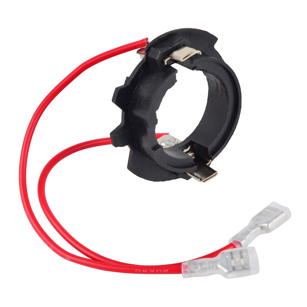 Pair H7 LED Headlight Bulb Base Holder Socket Adapters Retainer Clip Fits For VW
