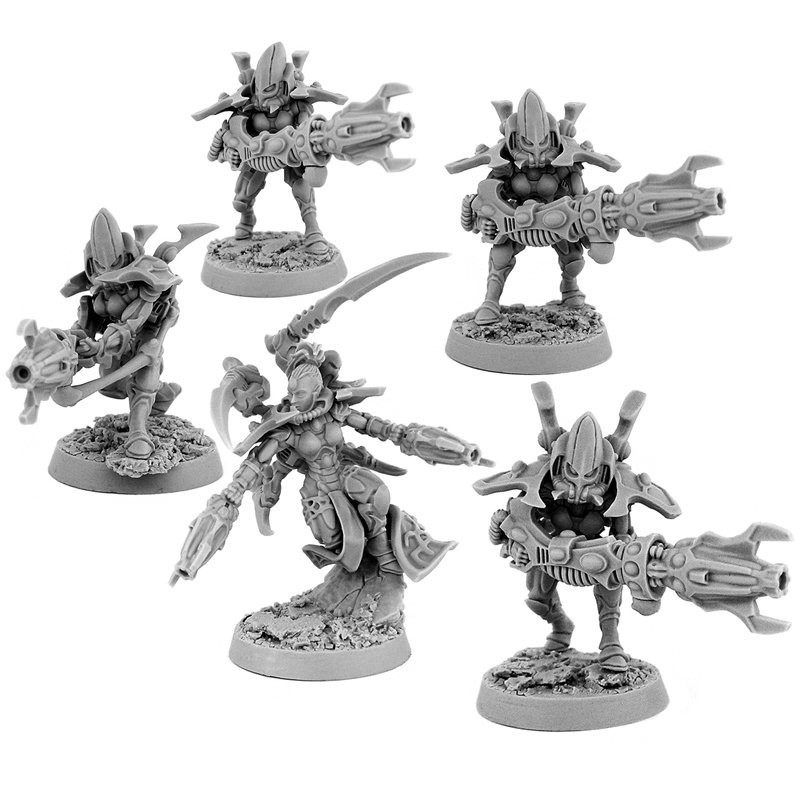 LIGHT SIDE ARAHNIDE SQUAD (5U)
