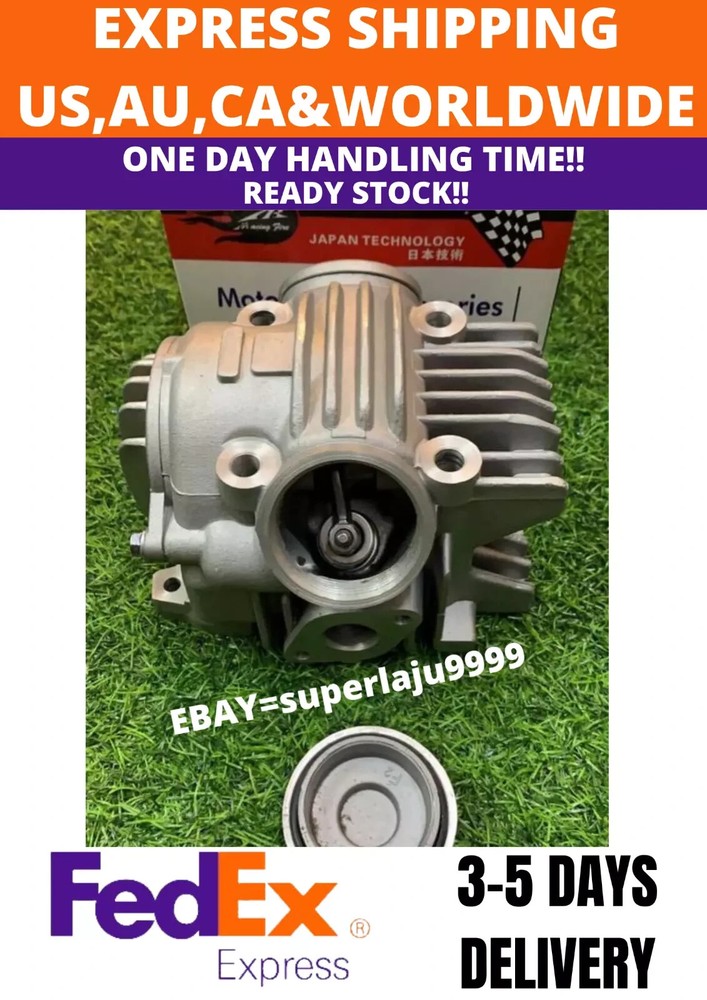 Yamaha TTR 110 COMPLETE Cylinder Head -  EXPRESS SHIP