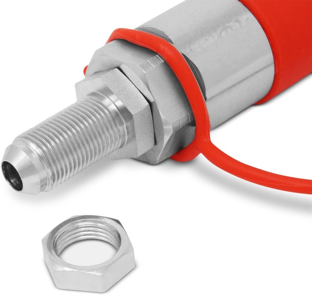 Summit Hydraulics Flat Face Hydraulic Quick Connect Coupler, #8 JIC Bulkhead Ski