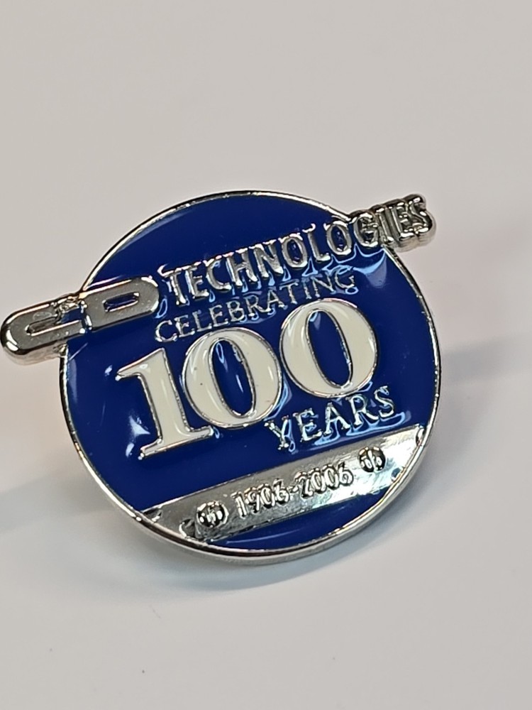C&D Technologies Celebrating 100 Years Lapel Pin 1906-2006