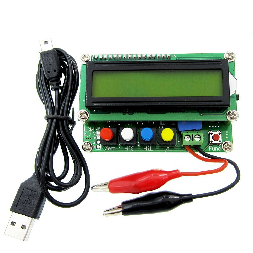 New LC100-A Digital L/C Inductance Capacitance LCD Display Meter High Precision