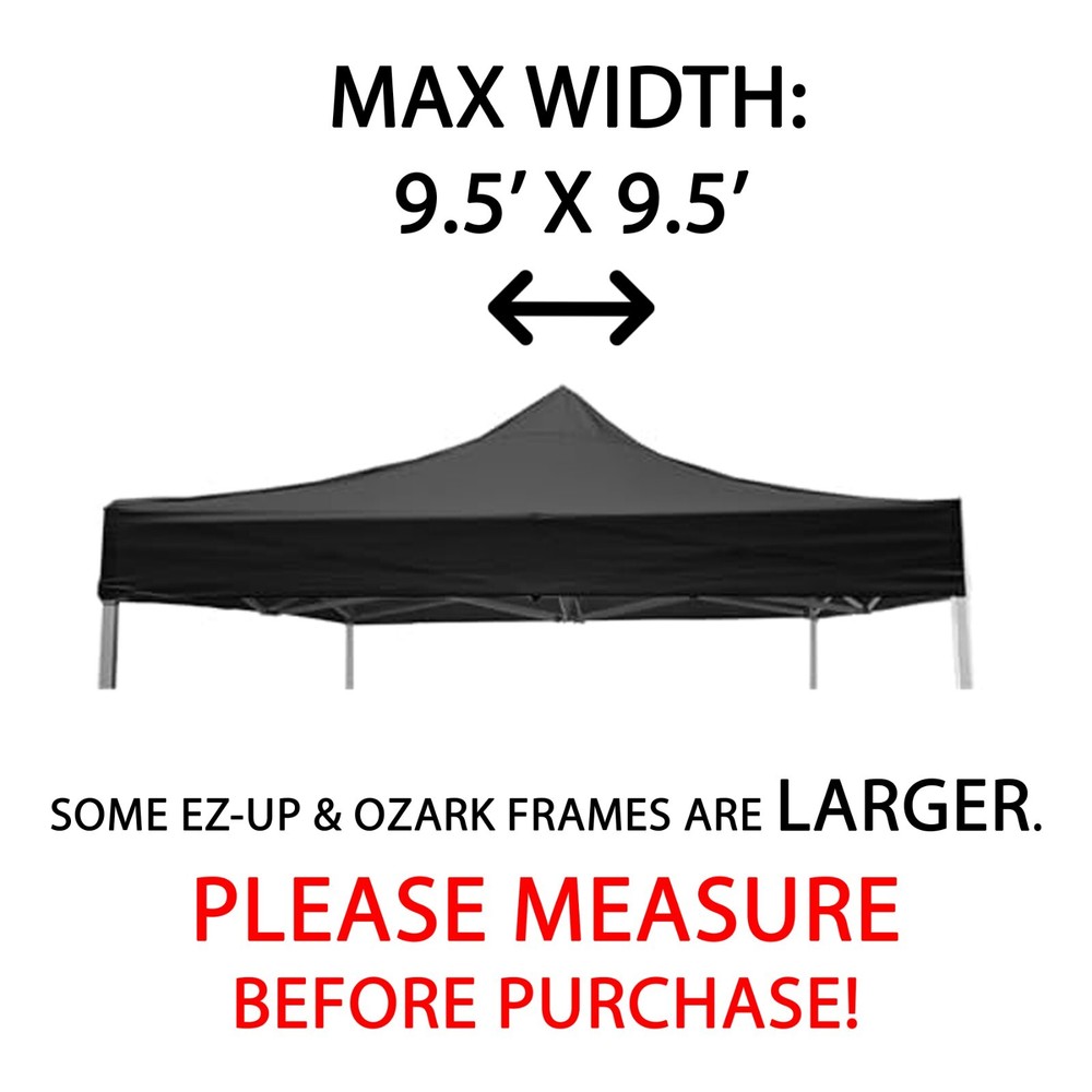 Commercial 10x10 Canopy Replacement Top Universal Pop Up Canopy Replacement Top