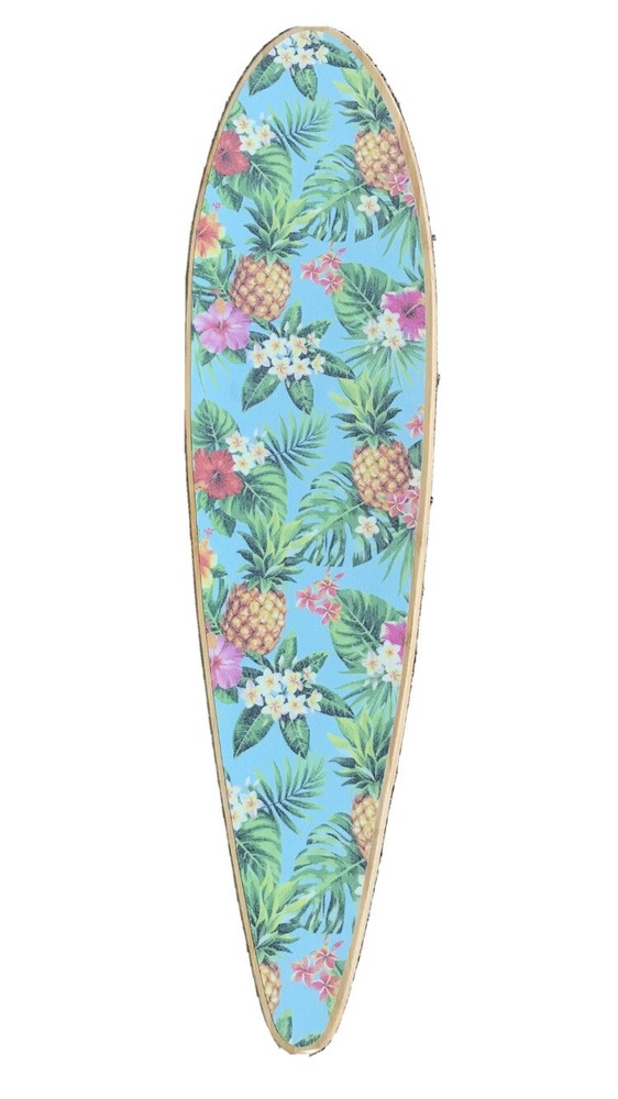 36” Bamboo Longboard Pintail Custom Graphics Grip tape
