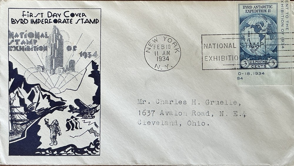 735 Byrd Antarctic Expedition Imperforate