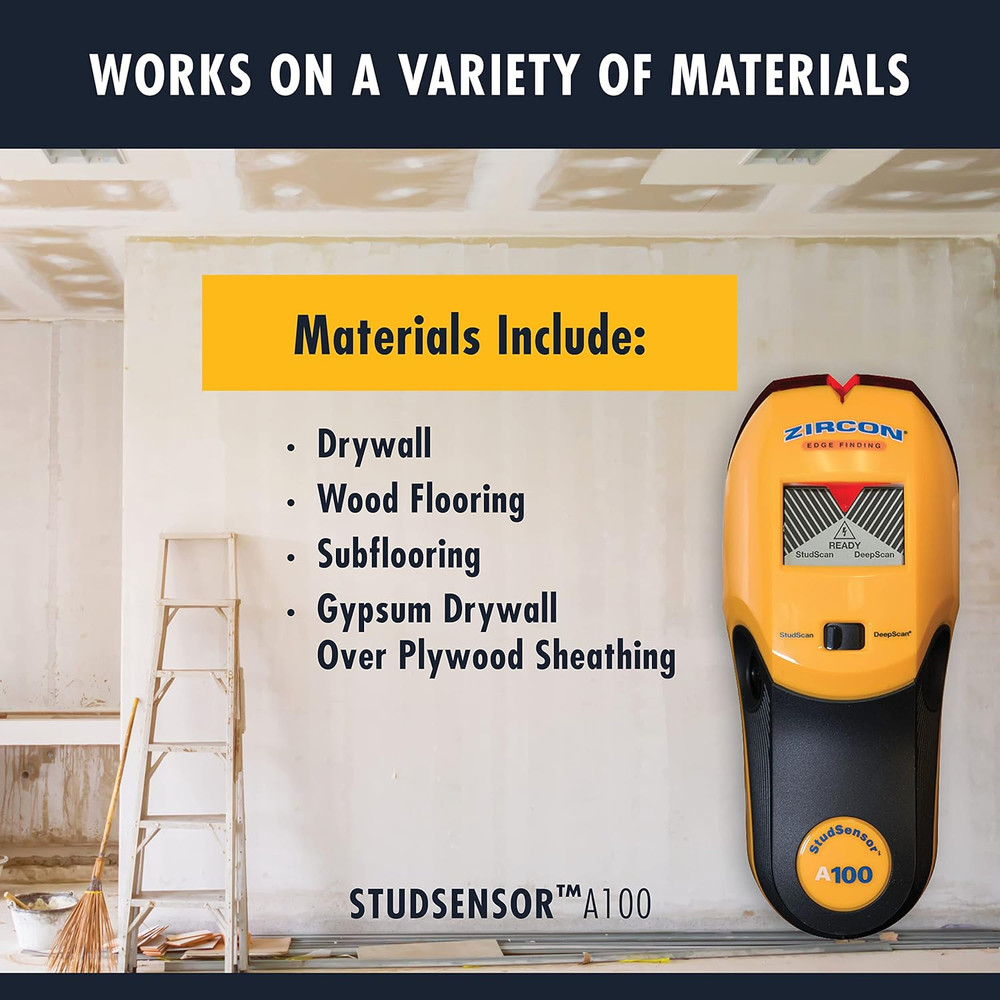 Studsensor A100 Stud Finder and Wall Scanner – Edge Locating Stud Detector with