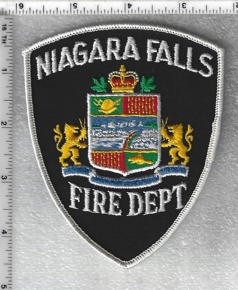 Niagara Falls Fire Department  (Ontario, Canada)  White Shoulder Patch