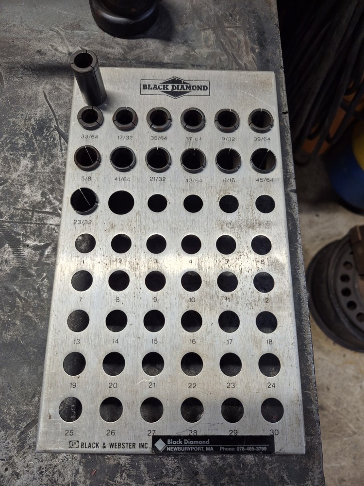 Black Diamond Drill Grinder Size 3 With 28 Collets