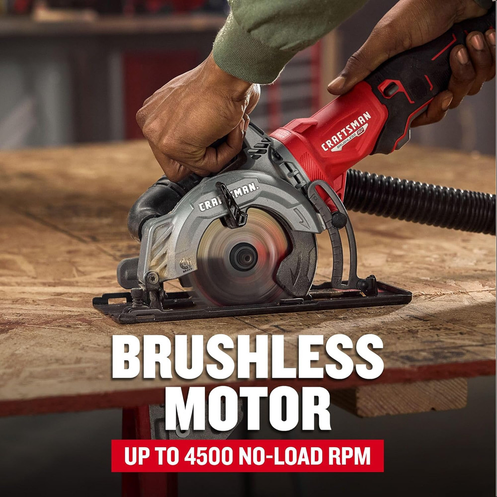 V20 4-1/2 Inch Cordless Circular Saw, Bare Tool Only ()