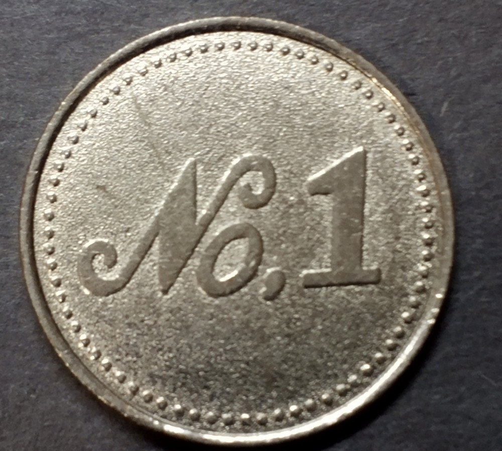 "No. 1"  token