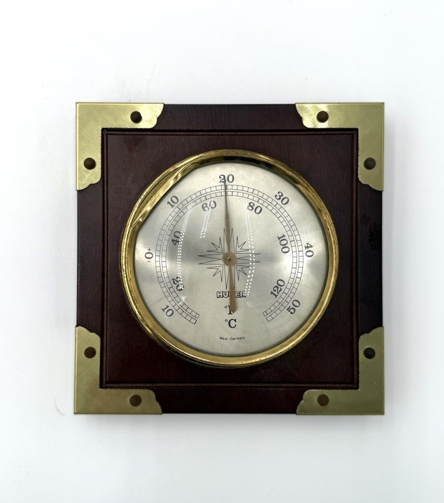 Vtg Huber West Germany Wall Thermometer