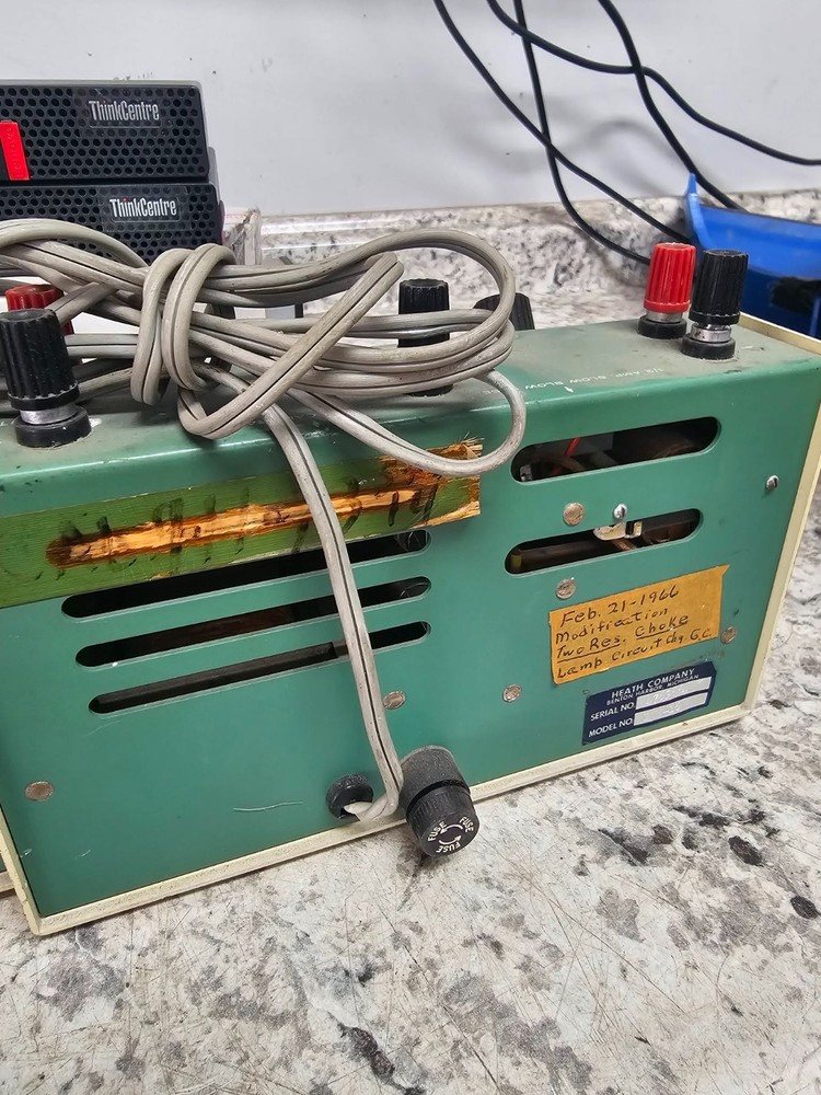 3x Vintage Retro Heath Built Voltage Reference Source EUW-16A Heathkit Powers!