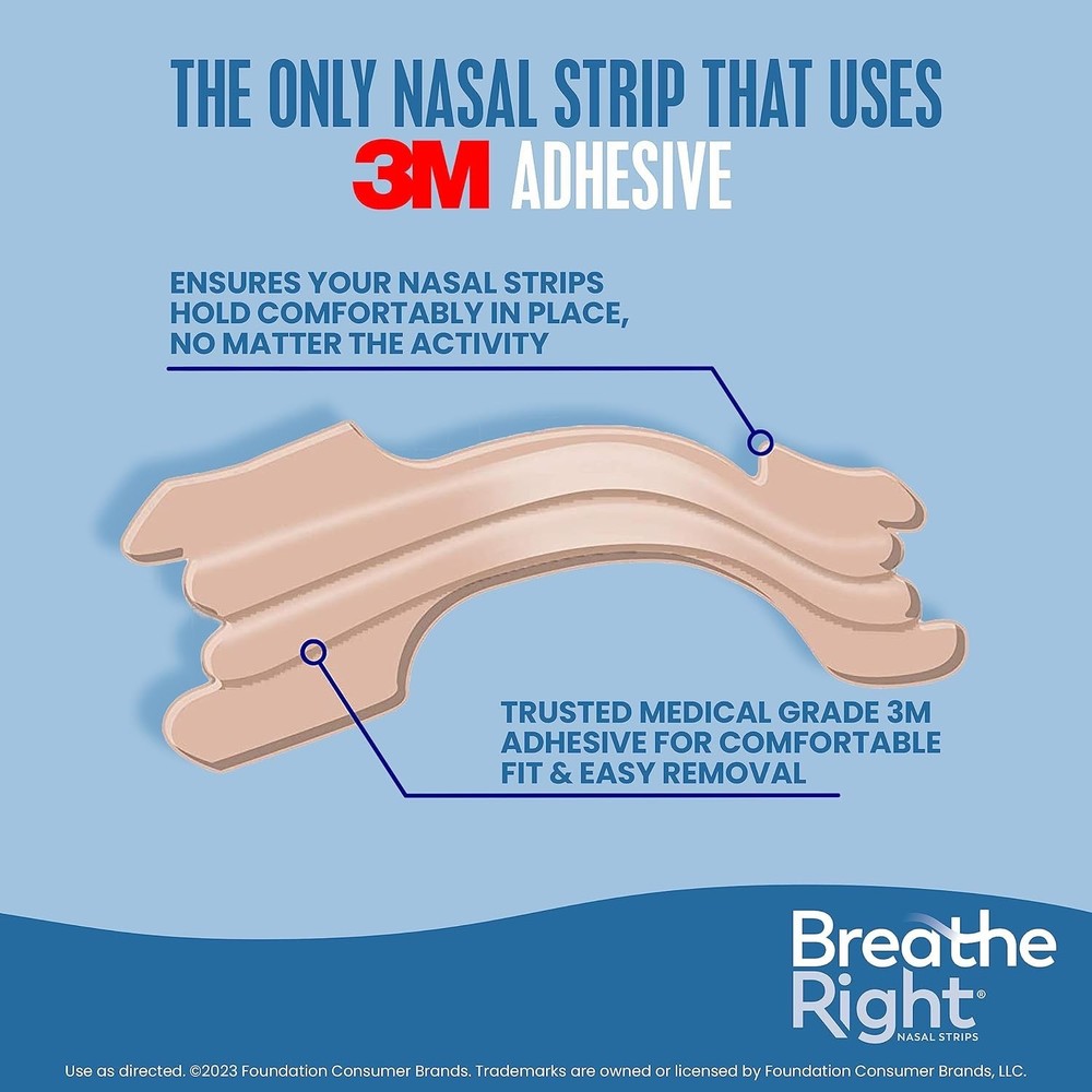 Breathe Right 30ct Tan Large Nasal Strips