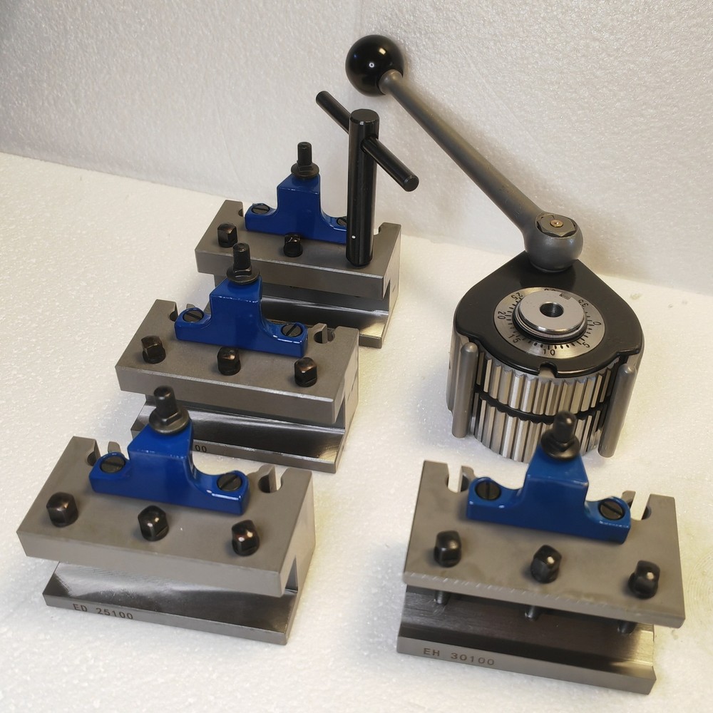 Fine Ground Multifix E Quick Change Tool Post with ED25100 EH30100 Holders