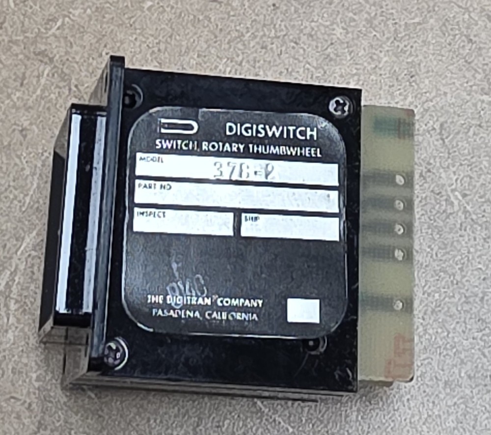 Digiswitch 378-2 Rotary Thumbwheel Counter 2 Digit