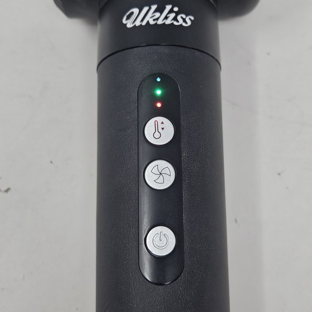 Ukliss 7 in 1 Hair Dryer Styling System - High Speed Ionic w/Diffuser - Black