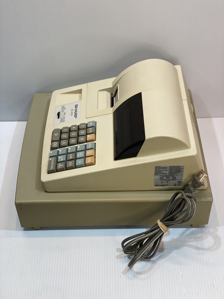Sharp Electronic Cash Register XE-A110 Used Tested Working No Key