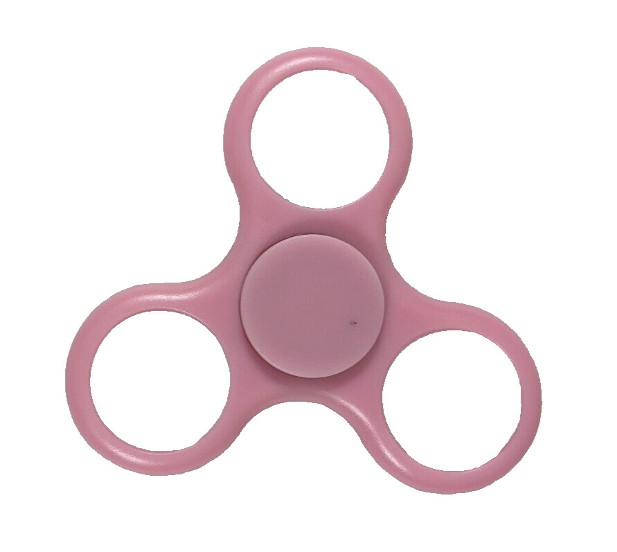 LED Fidget spinner 3 pattern muti color lights Pink