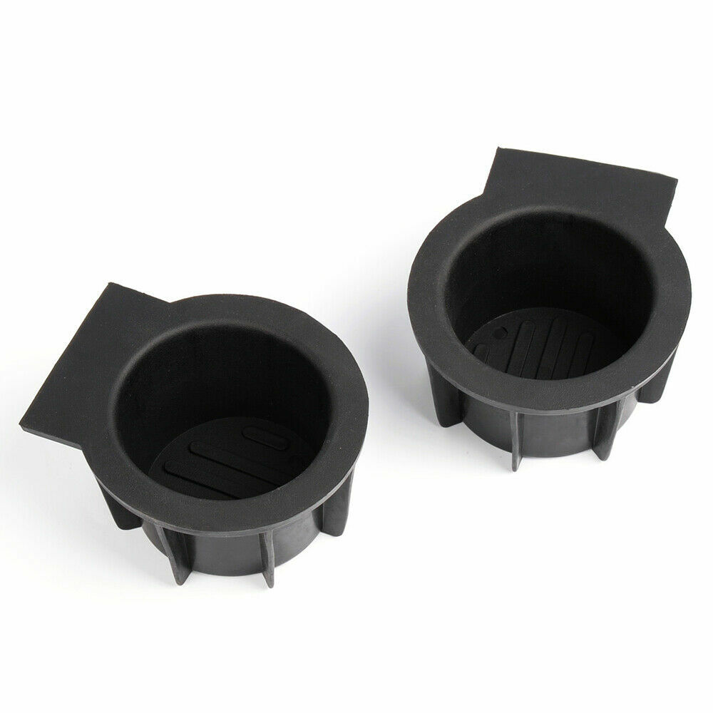 Pair Front Console Cup Holder Insert Fit For Ford F-150 Expedition Navigator