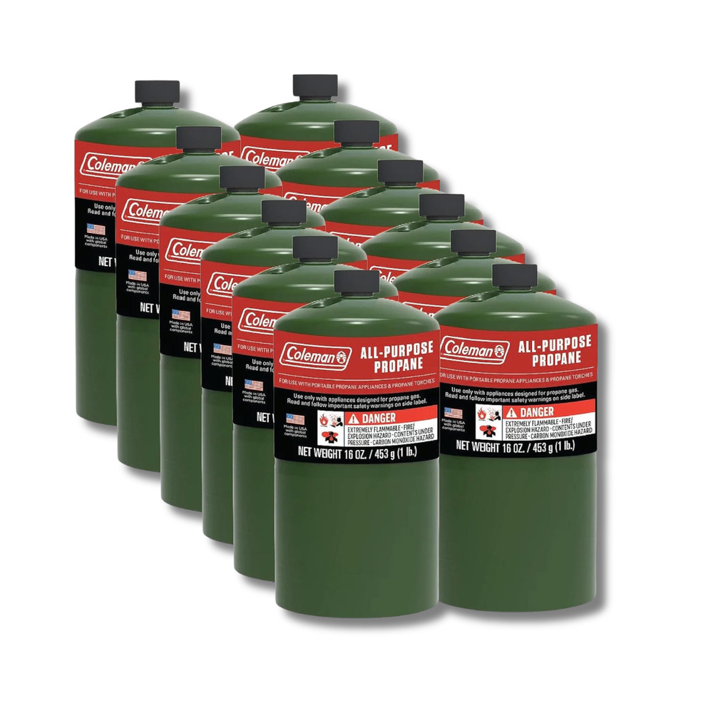 Coleman Propane Cylinders - 16 Oz (12 Pack)