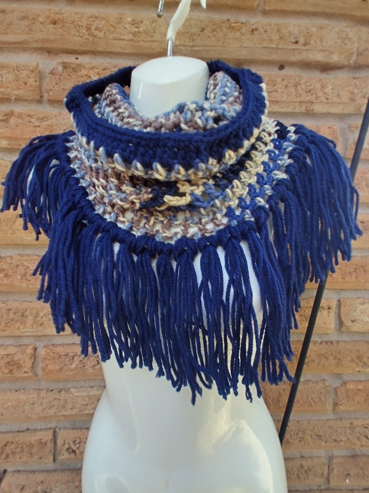 Handmade Crochet Mesh Cowl