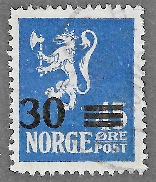 Norway (1927)  - Scott # 129.    Used