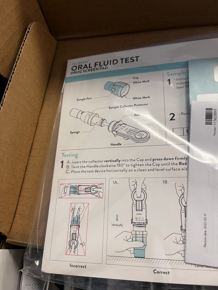 1 Oral Fluid Nicotine Test
