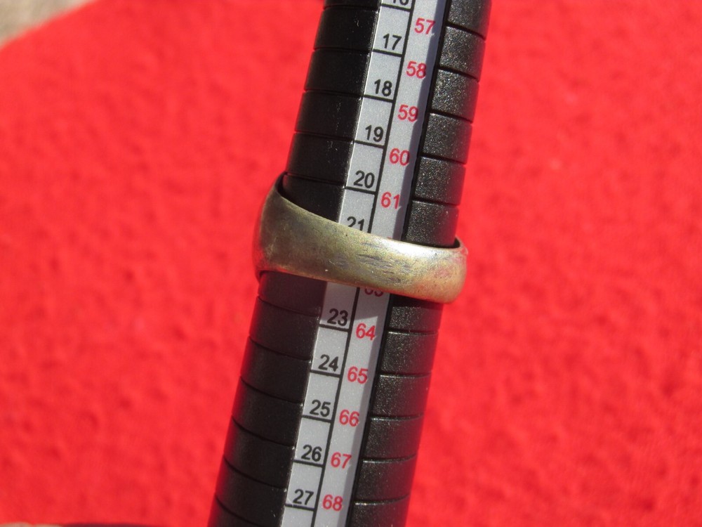 TRENCH ART 1944 ALGIERS ww2 homefront ring #5 SILVER