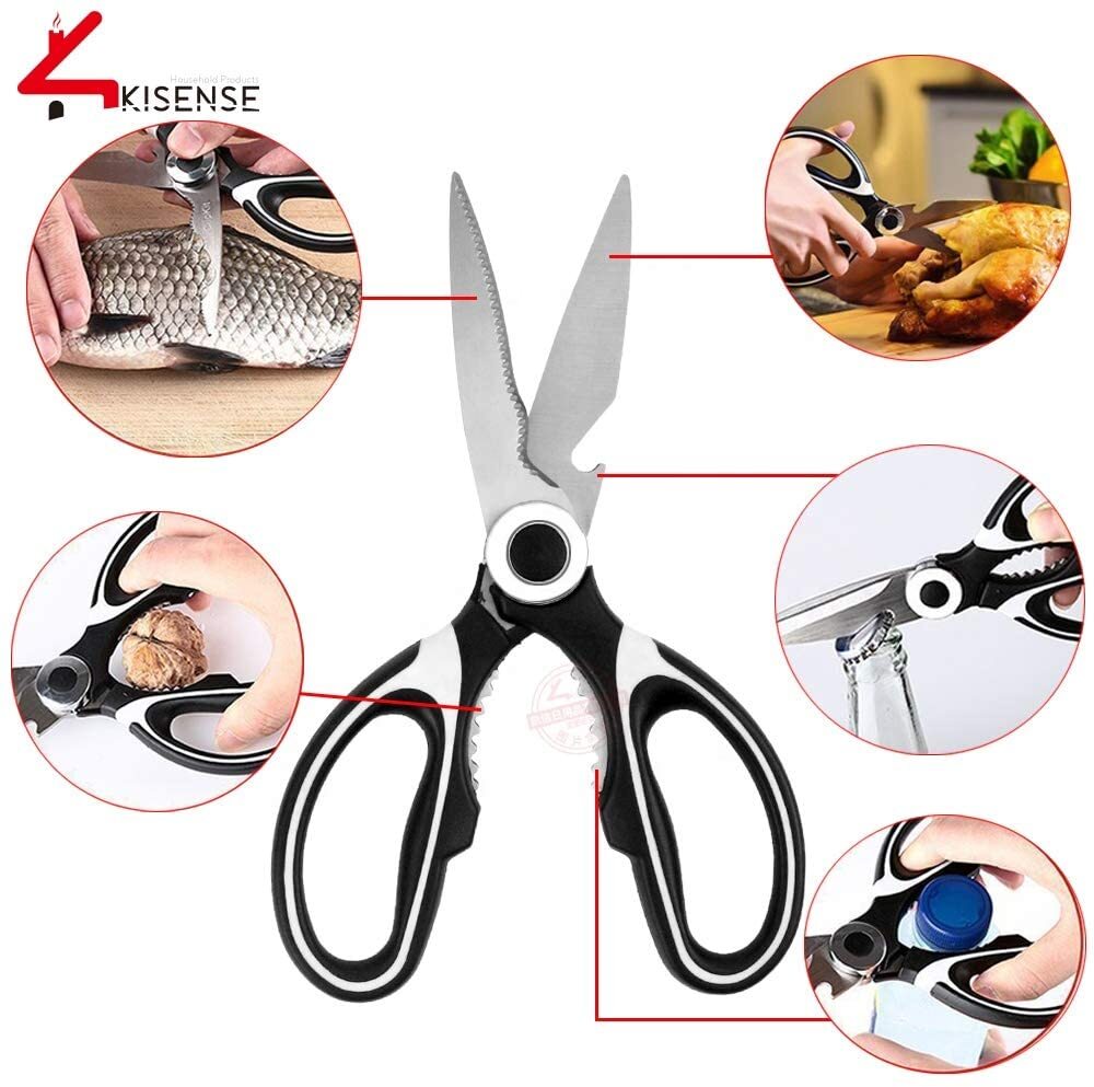 Kitchen Scissors Super Sharp High Quality Modern Multi Purpose Meat Nuts