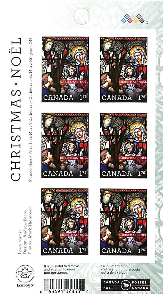 Canada - Booklet BK472 - Scott 2494 - Christmas - 2011