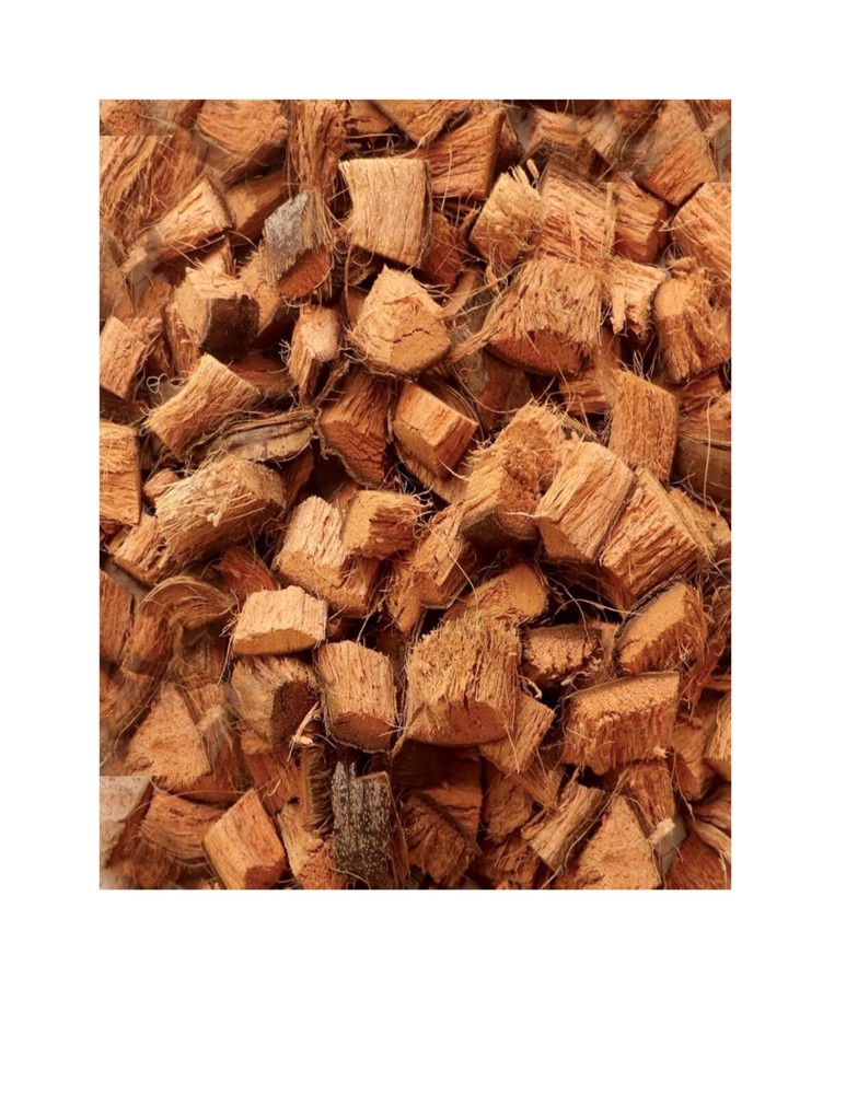 Processed Coconut Husk Chips (Dried) . ( Tannin Remove & Pest clear certified)