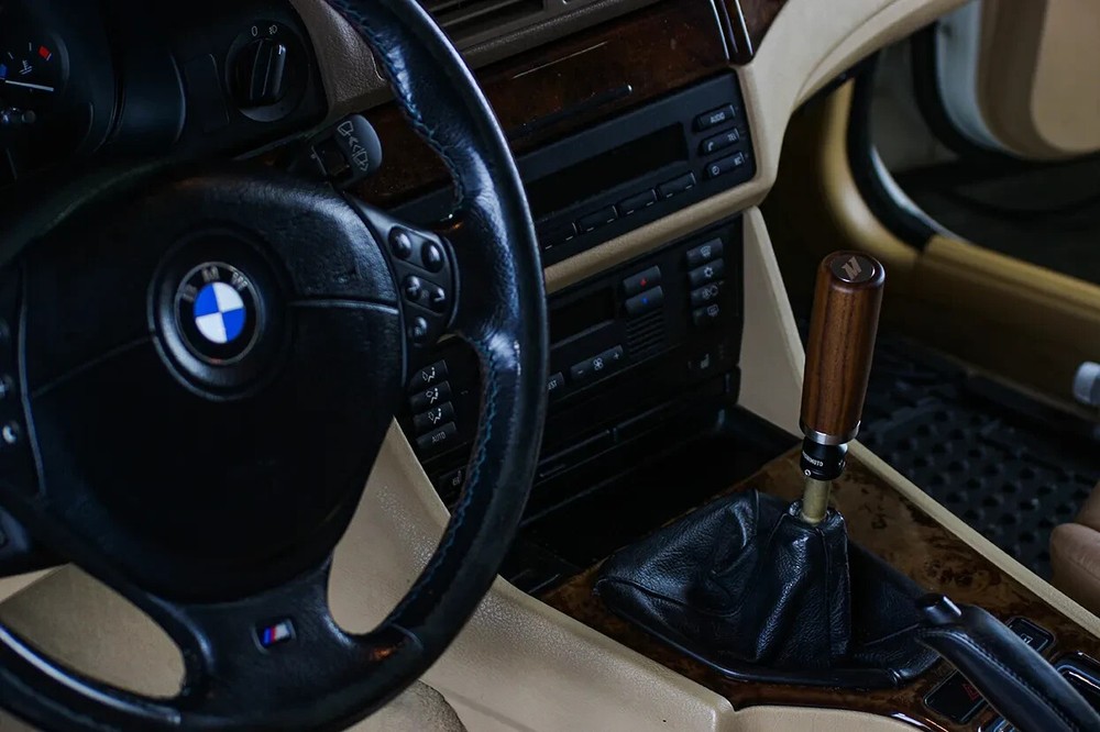 Mishimoto Non-Threaded Shift Knob Adapter Shift Knobs to For BMW Vehicles Black