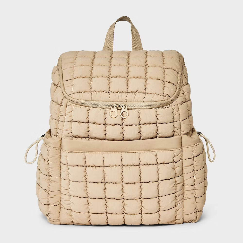 Puffer Backpack - Universal Thread Tan