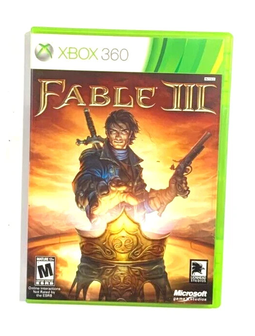 Fable III 3 for Microsoft Xbox 360 AUTHENTIC REPLACEMENT CASE ONLY