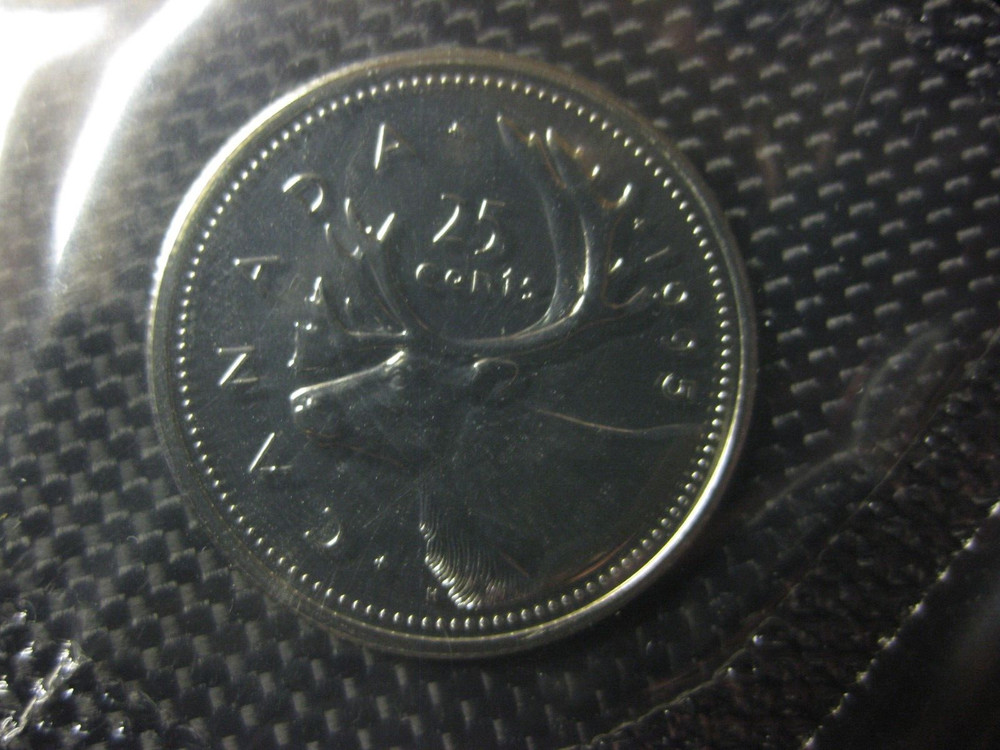 1995 Canadian Prooflike Quarter ($0.25)