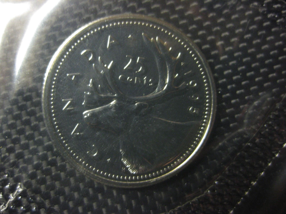 1995 Canadian Prooflike Quarter ($0.25)