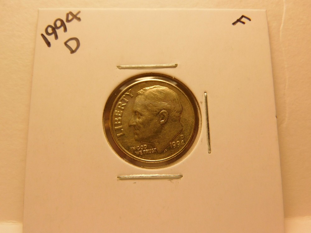 1994 D Dime-Very Good To Xtra Fine