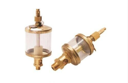 1/4" PT Thread Needle Valve Type Oil Cup Sight Gravity Drip Feed Oiler 600ml
