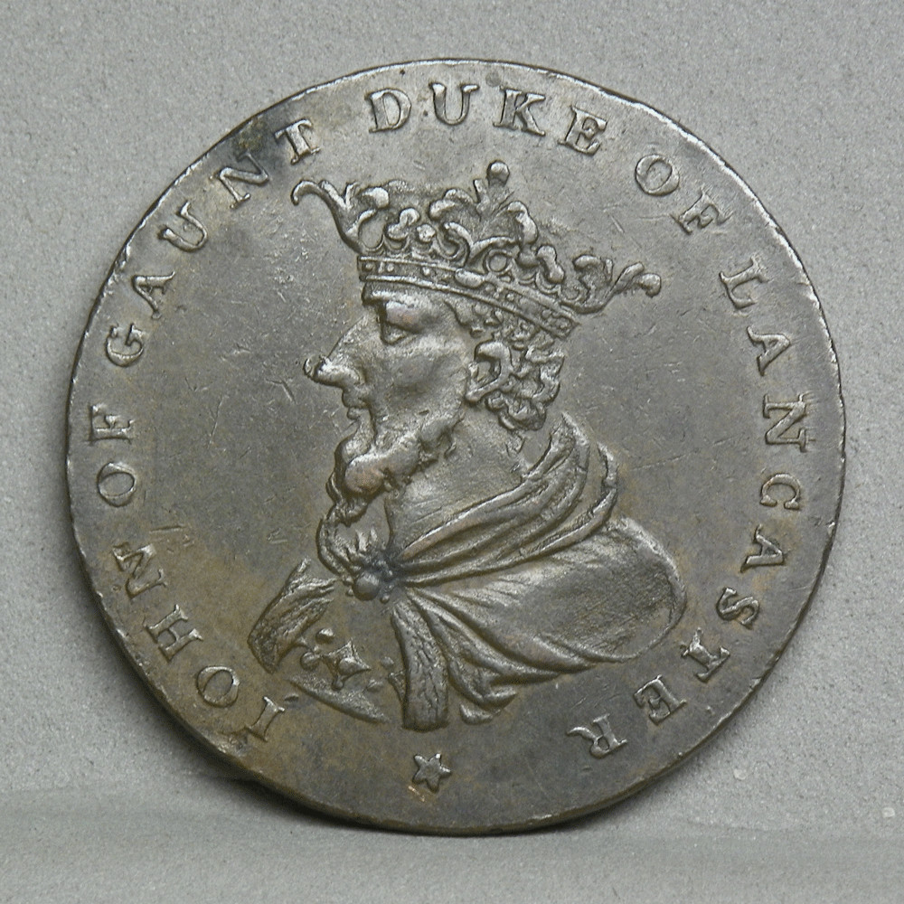 GREAT BRITAIN, 1792 LANCASTER 1/2 Penny