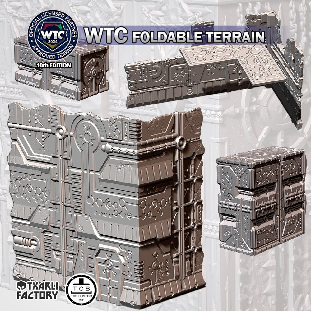Necromatons - WTC 40K Official Foldable Terrain Set (10th Edition)