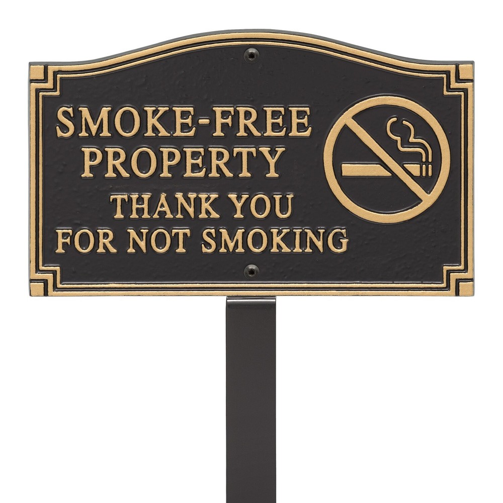 Smoke-Free Property Lawn/Wall Statement Sign